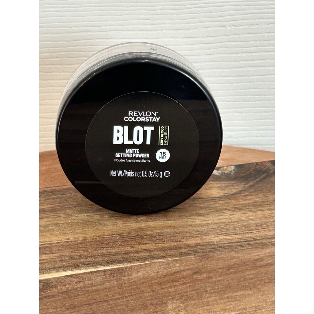 Revlon 001 ColorStay Blot Matte Setting Powder 0.5 oz NEW
